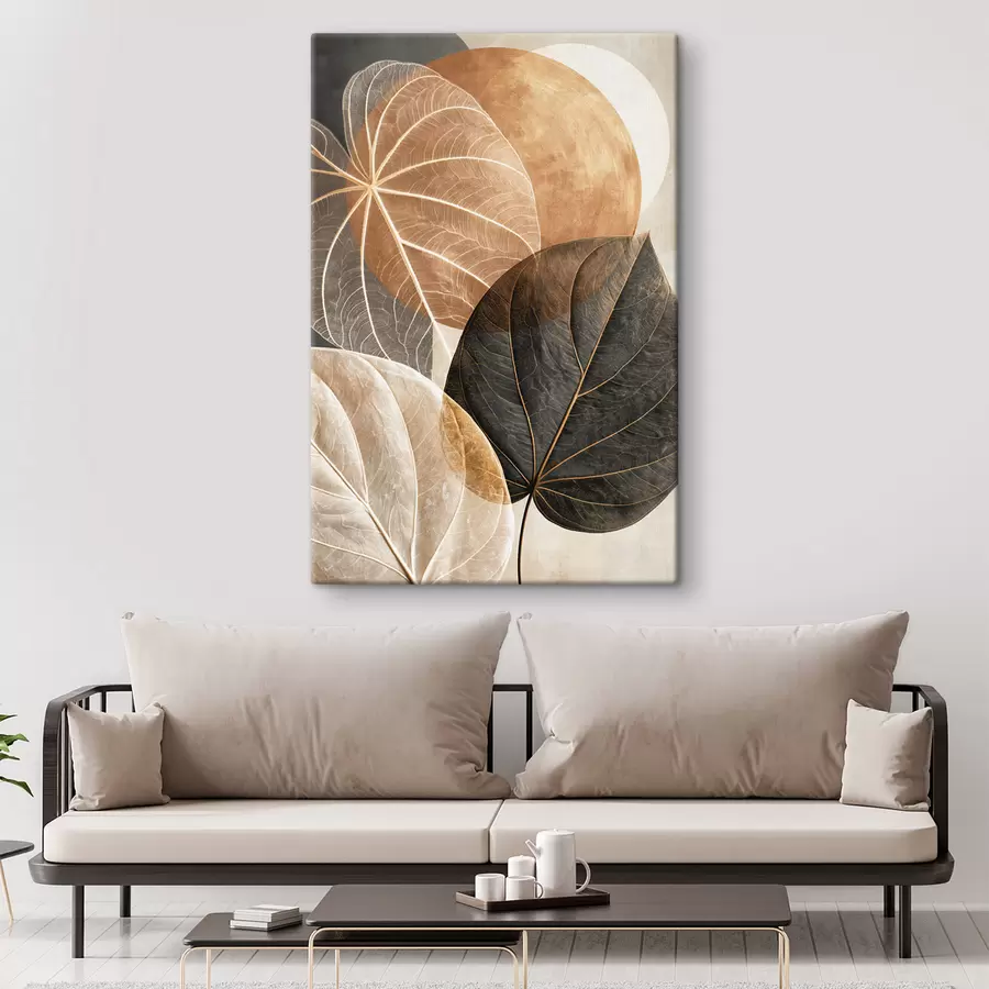 murales de pared Hojas abstractas s50718