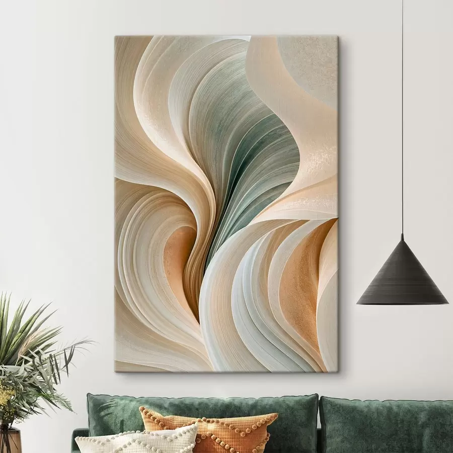 murales de pared Ondas abstractas s50855
