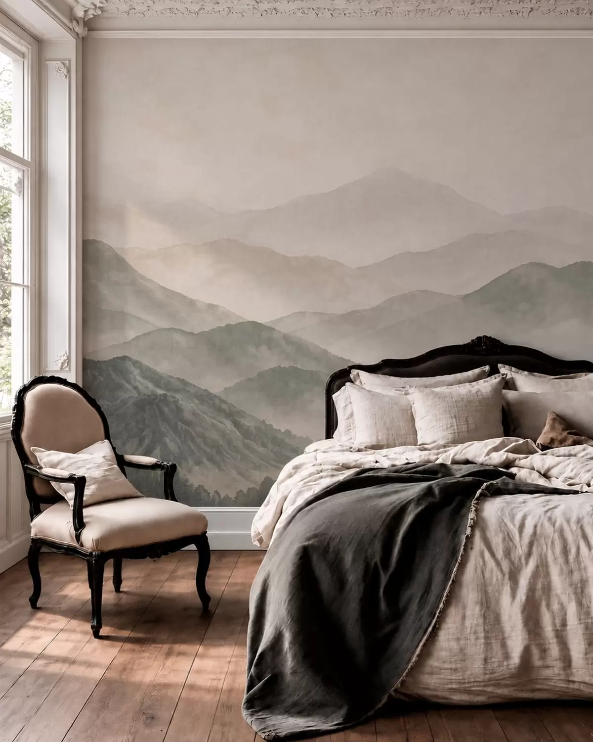 murales de pared Montañas y ritmo w05925v2