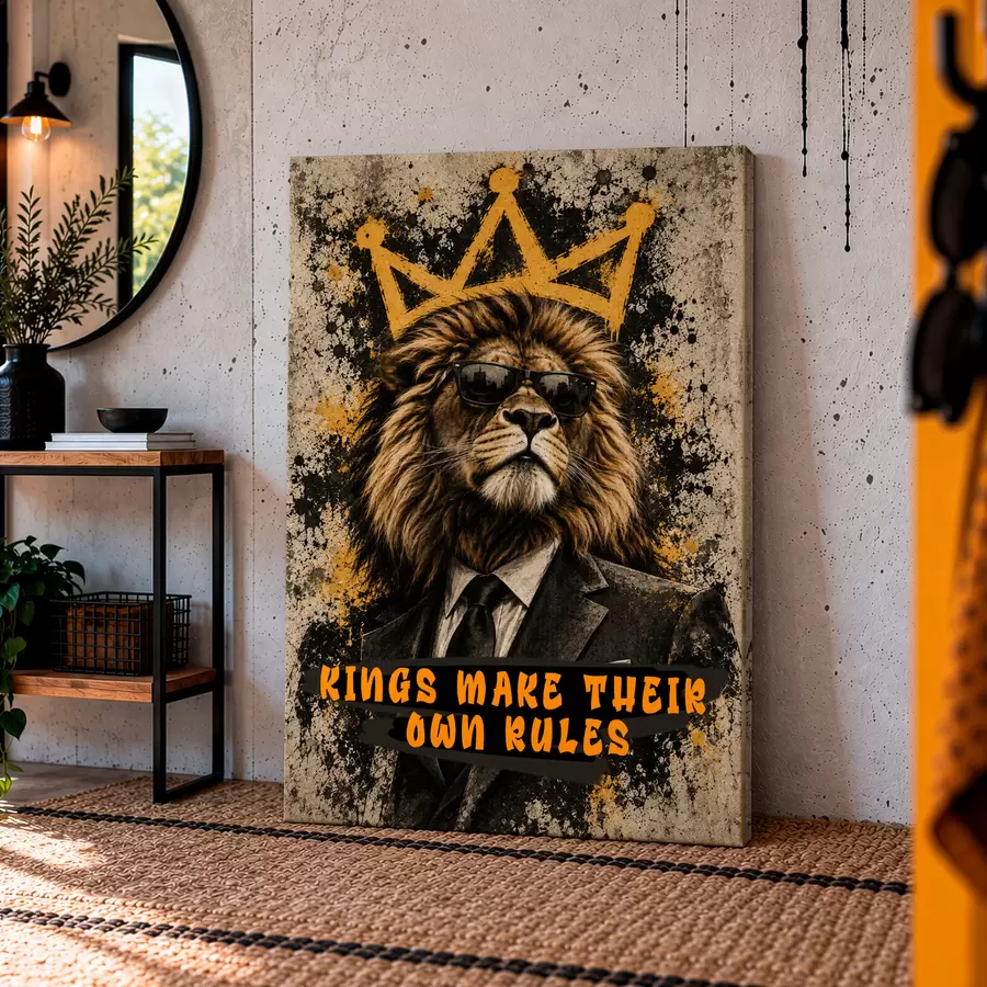 murales de pared El rey de sus propias reglas s50643
