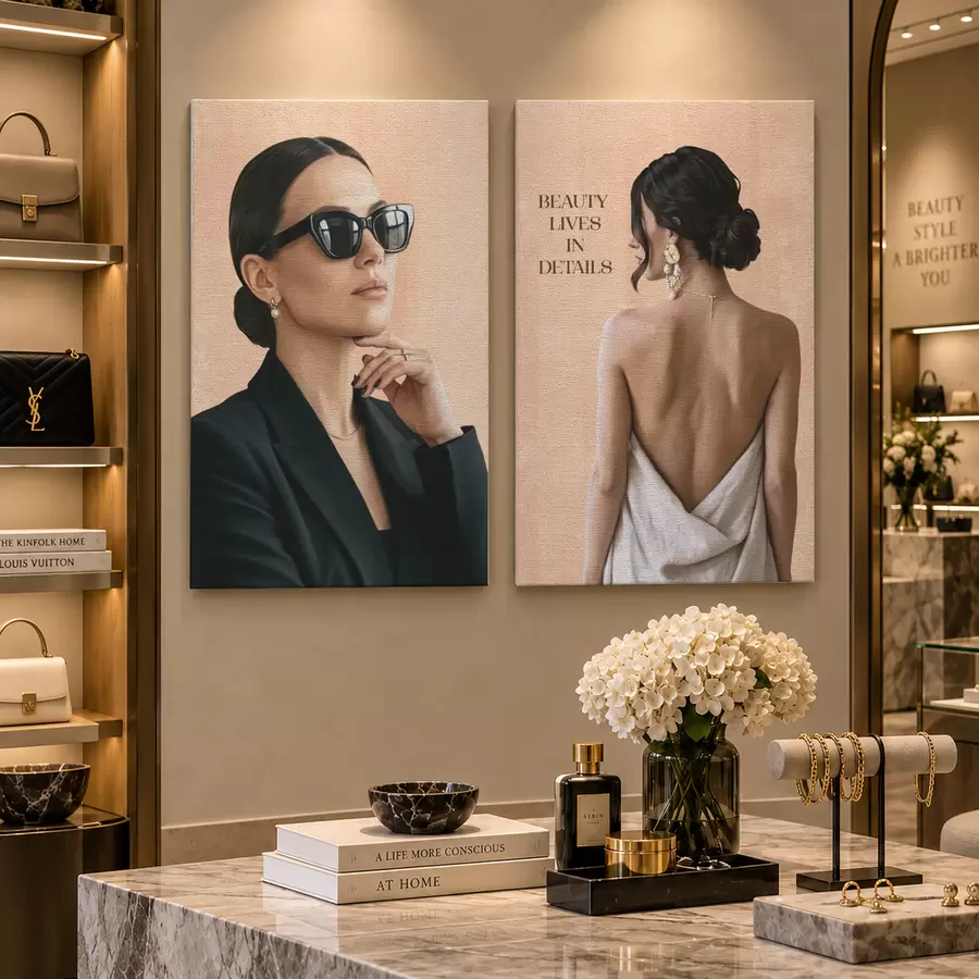 murales de pared El arte de la elegancia femenina m30992