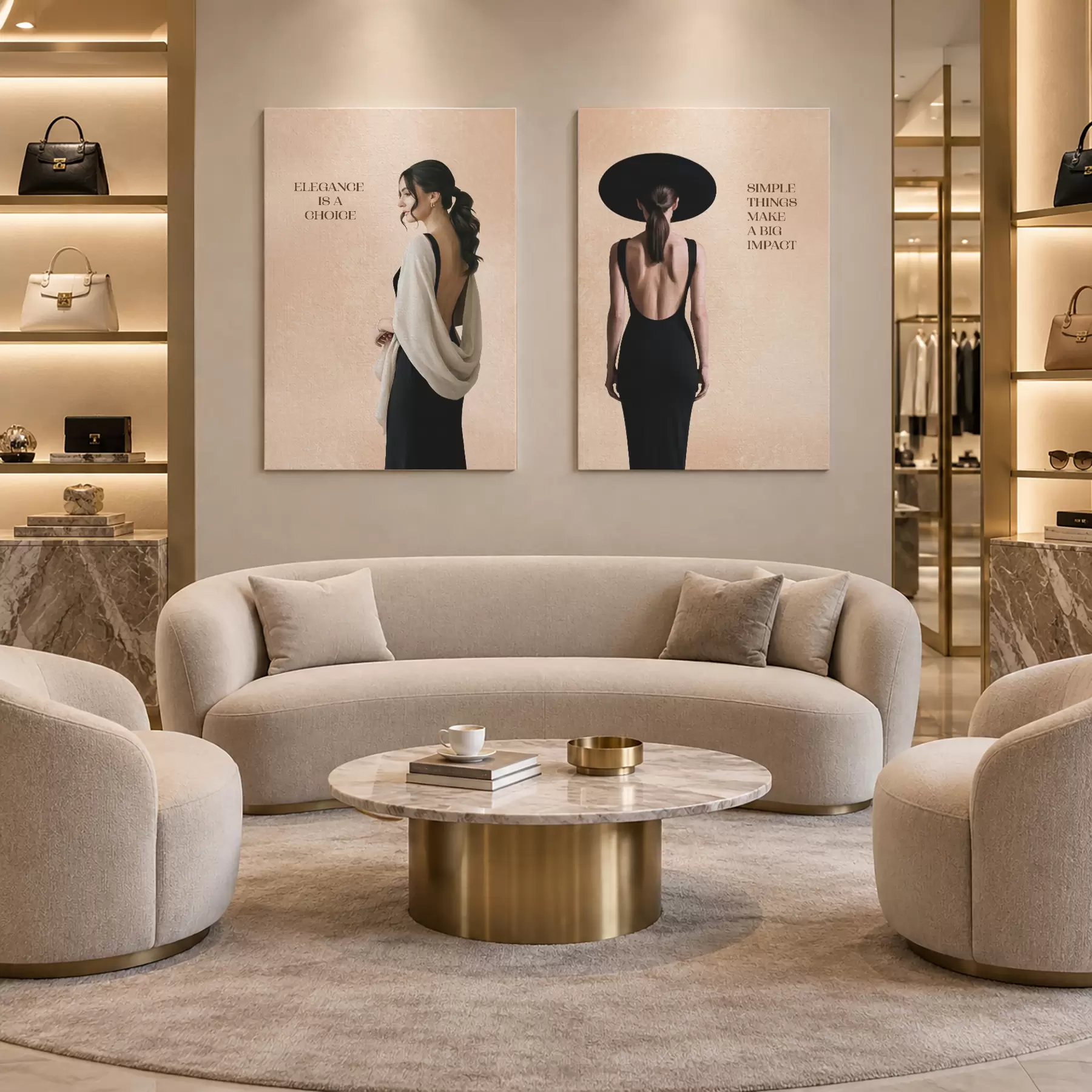murales de pared Elegancia en cada movimiento m30995