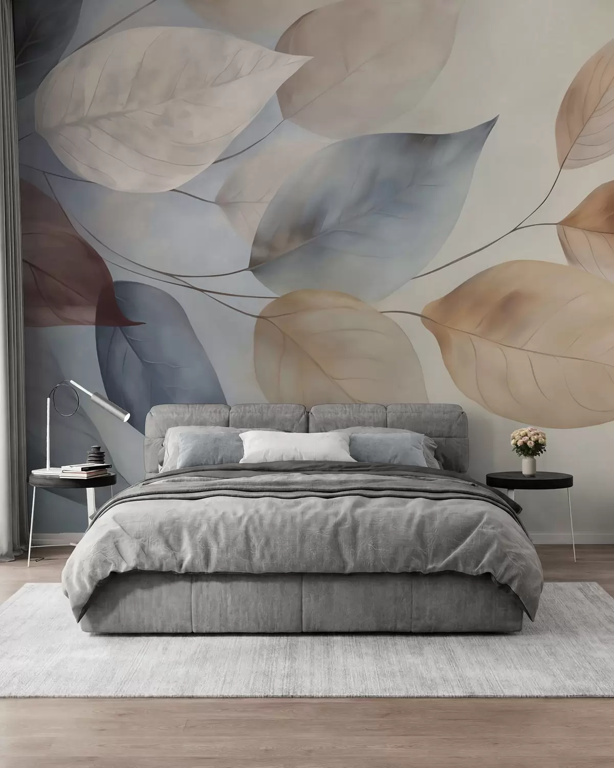 murales de pared Hojas en acuarela w05946