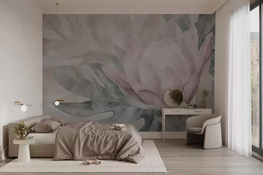 murales de pared Flor abierta w09988