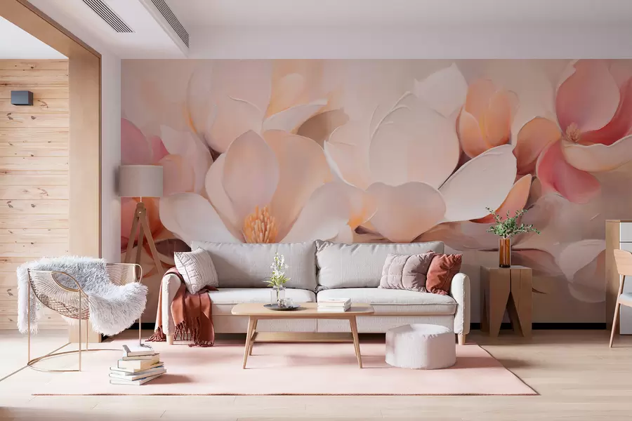 murales de pared Una rama con flores w05979