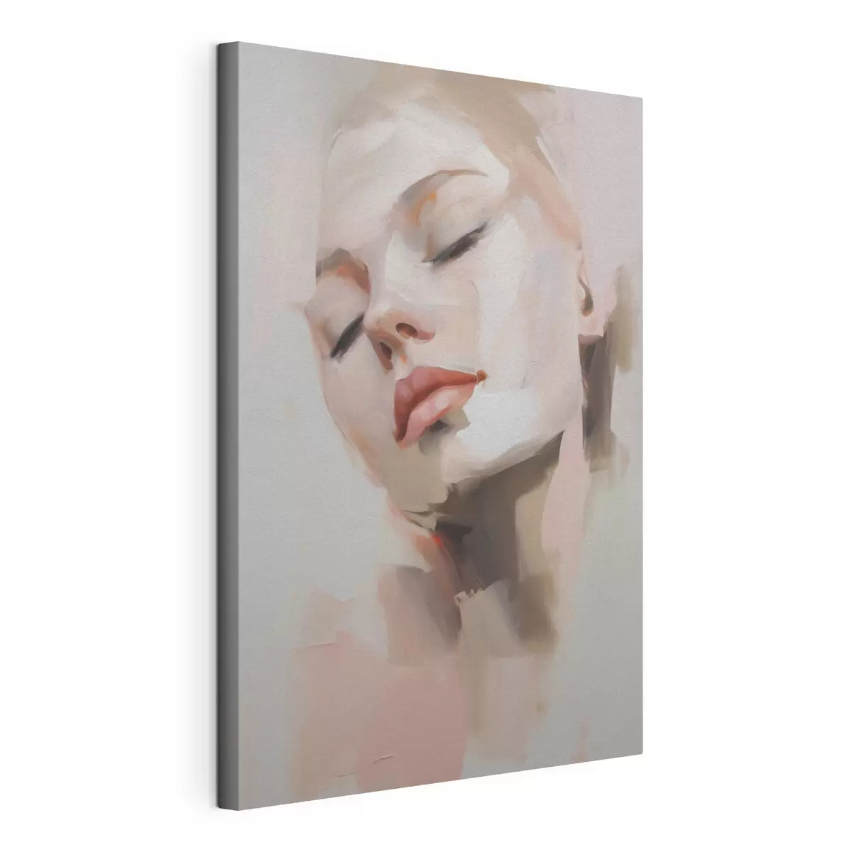 murales de pared Retrato abstracto de una mujer joven s50977