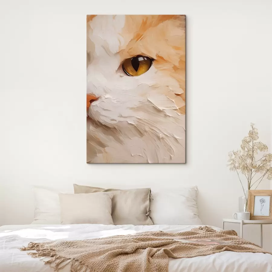 murales de pared Gato, pintura de imitación s50988