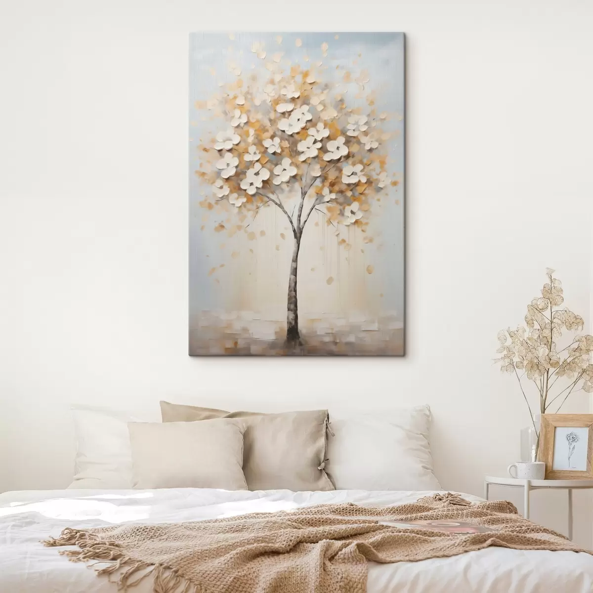 murales de pared Árbol, pintura de imitación s50992