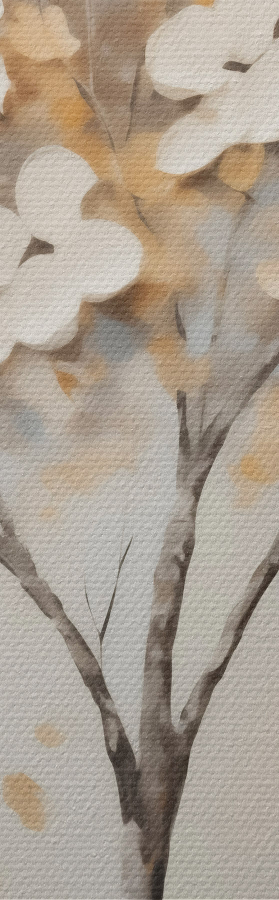 murales de pared Árbol, pintura de imitación s50992
