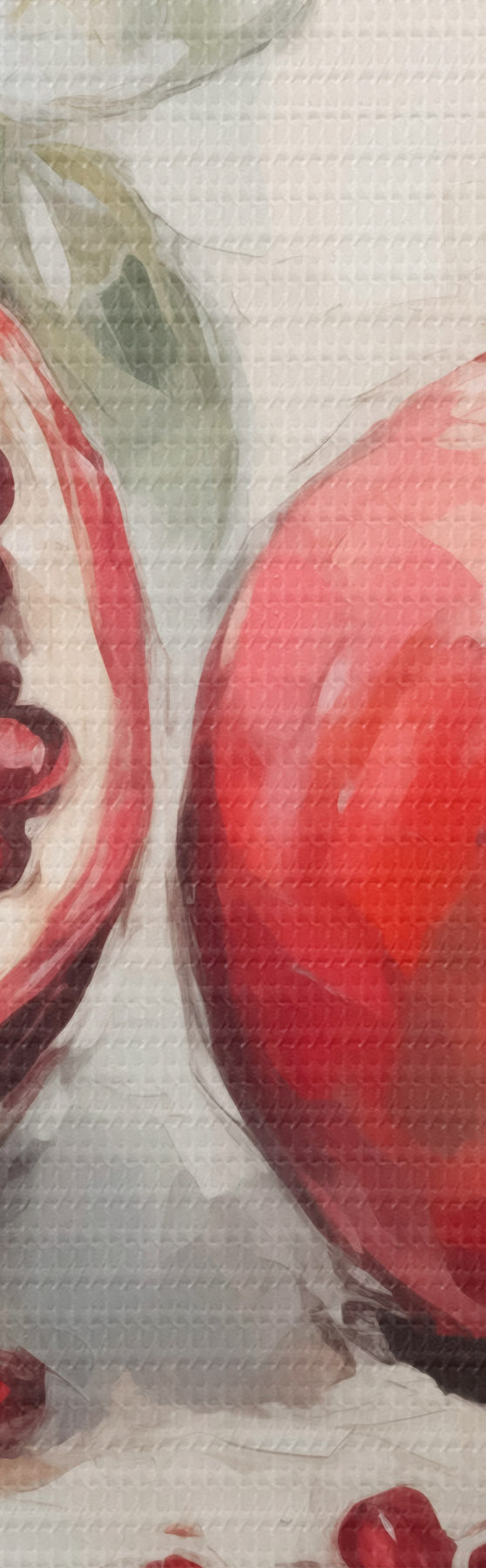 murales de pared Granadas maduras, pintura de imitación m31060