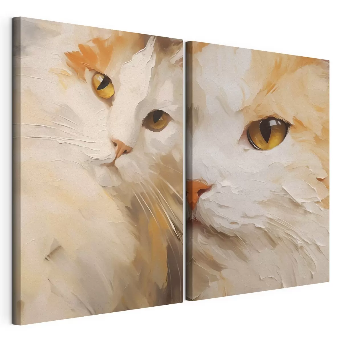 murales de pared Gato, pintura de imitación m31063