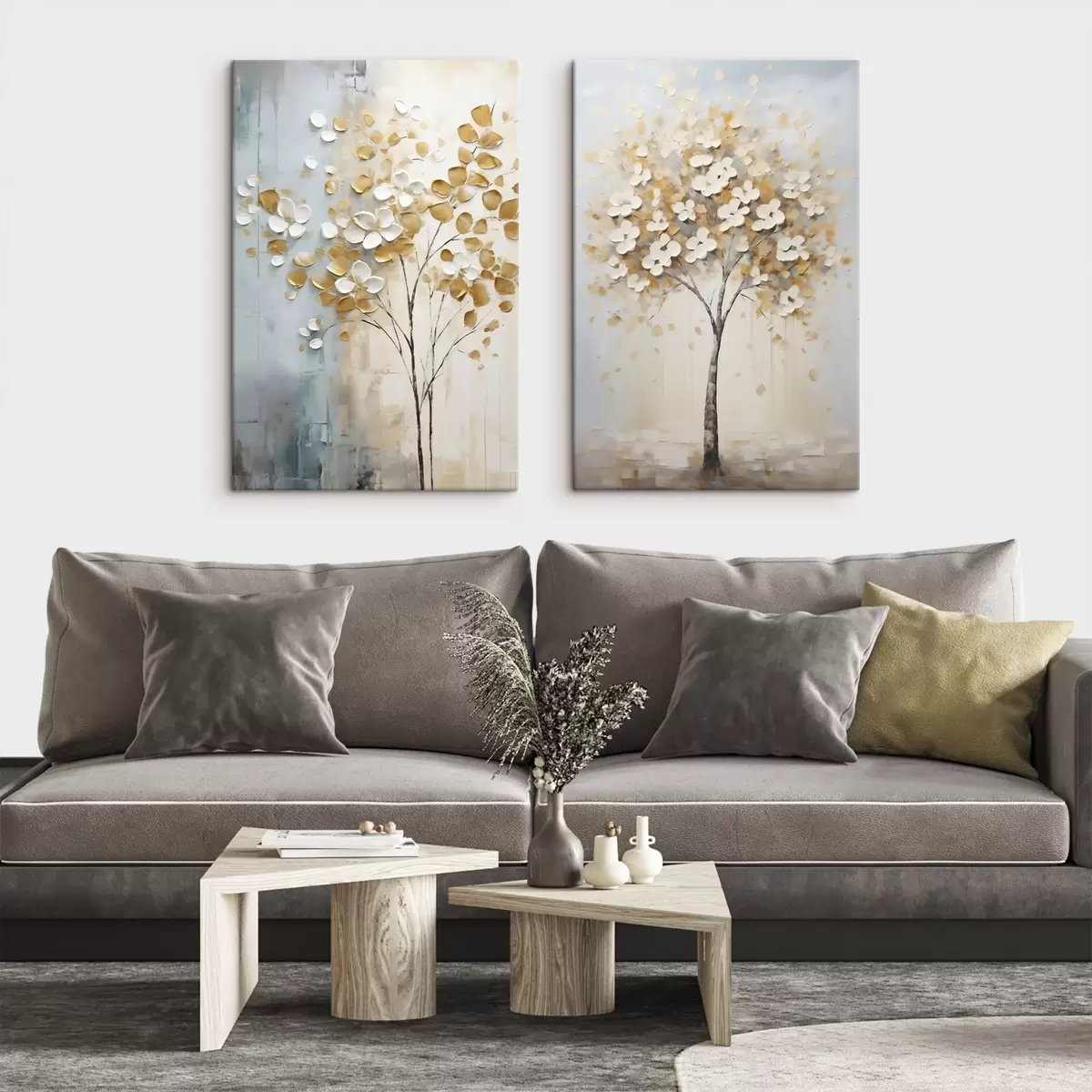murales de pared Árbol abstracto, pintura de imitación m31065