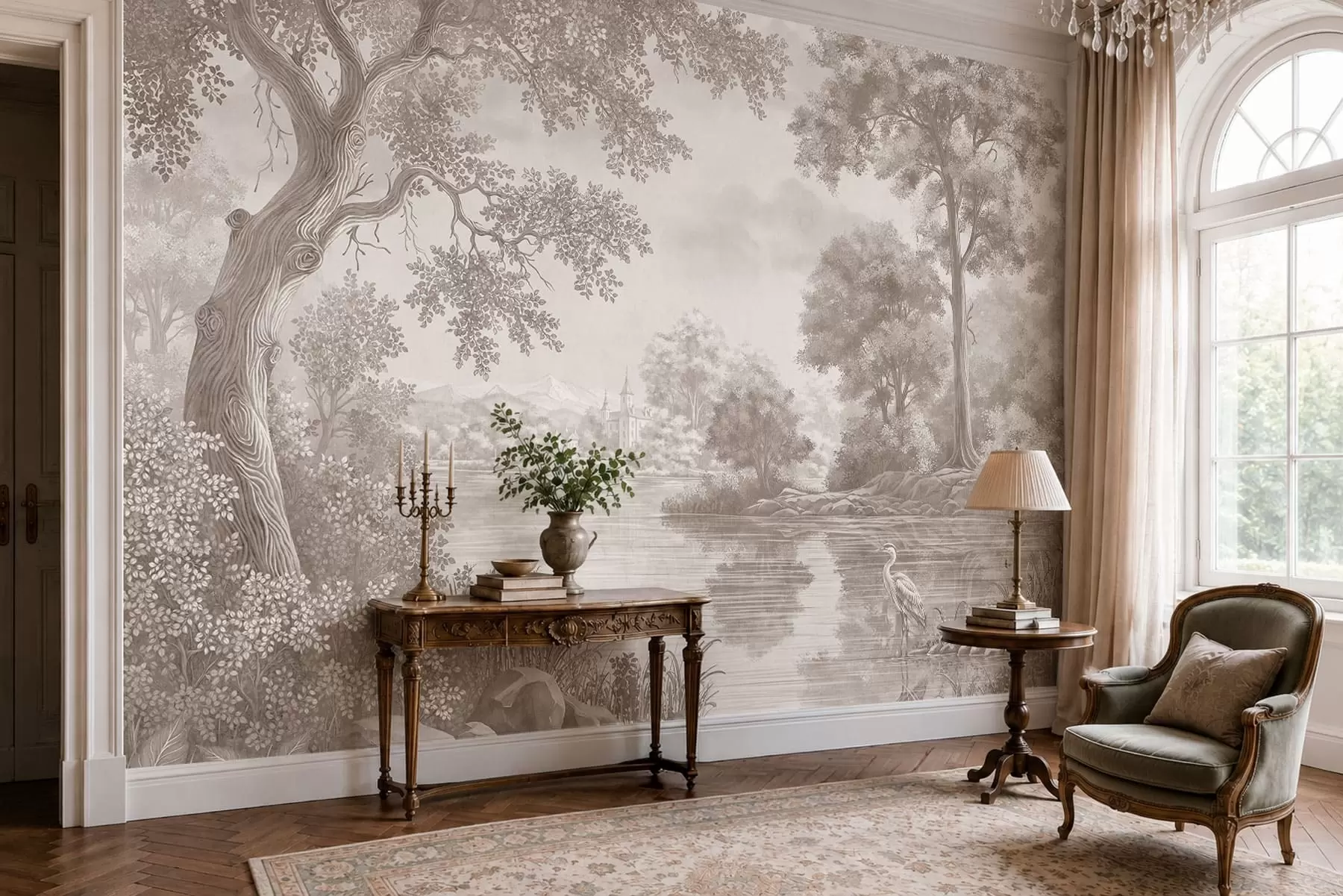 murales de pared Aves y intimidad w05805