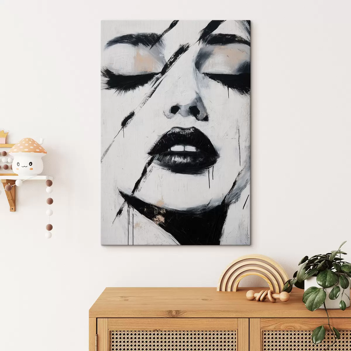 murales de pared Retrato abstracto s50999