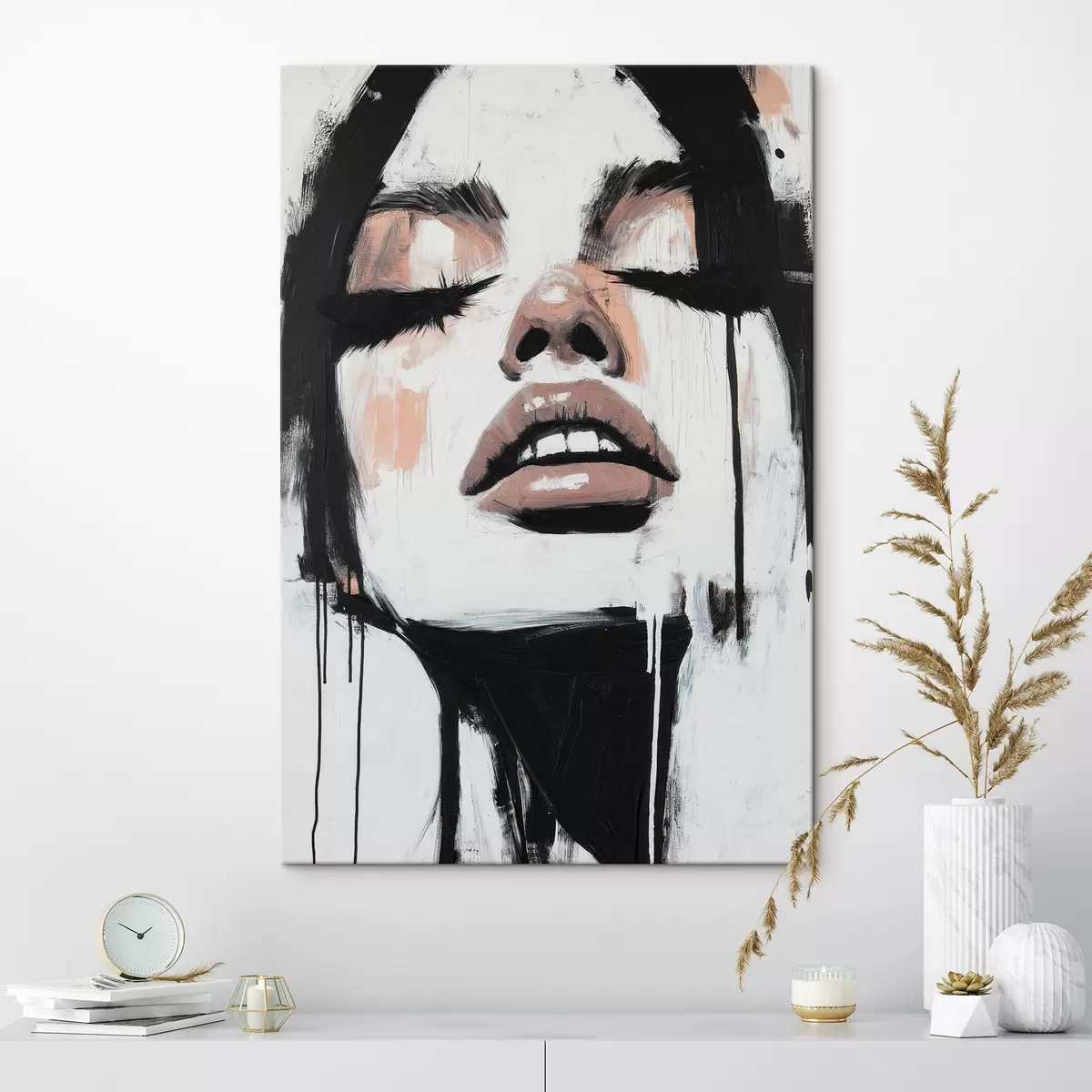 murales de pared Retrato abstracto s51000