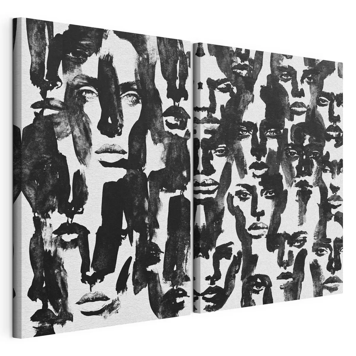 murales de pared Caras abstractas m31035