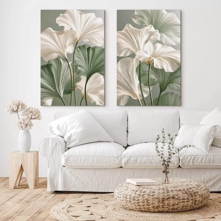 murales de pared Hojas delicadas m31037