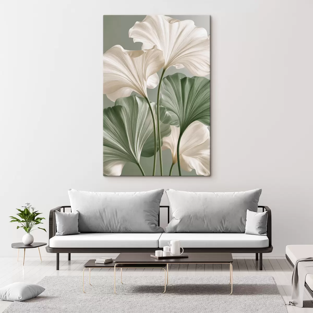 murales de pared Hojas delicadas s50867