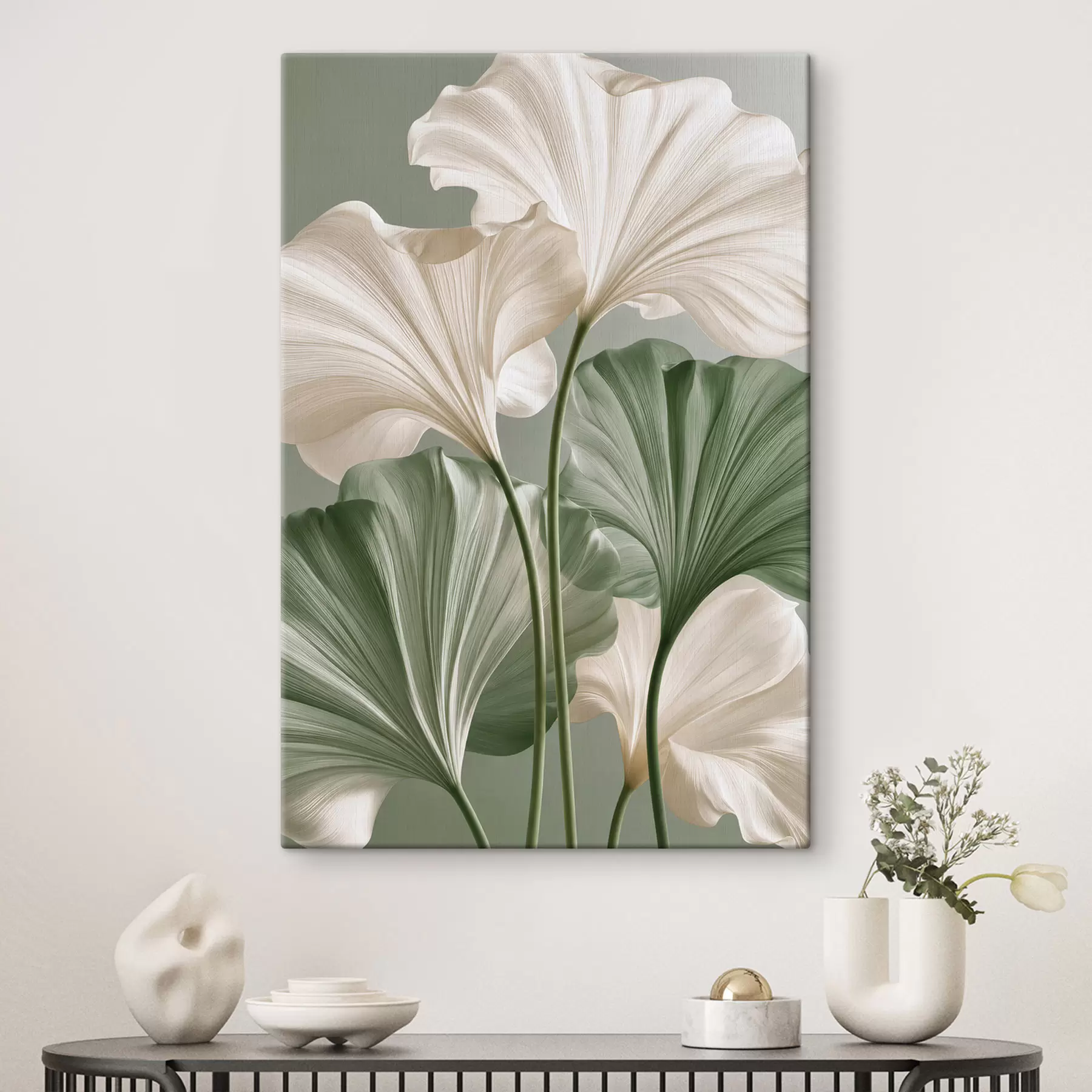 murales de pared Hojas delicadas s50867