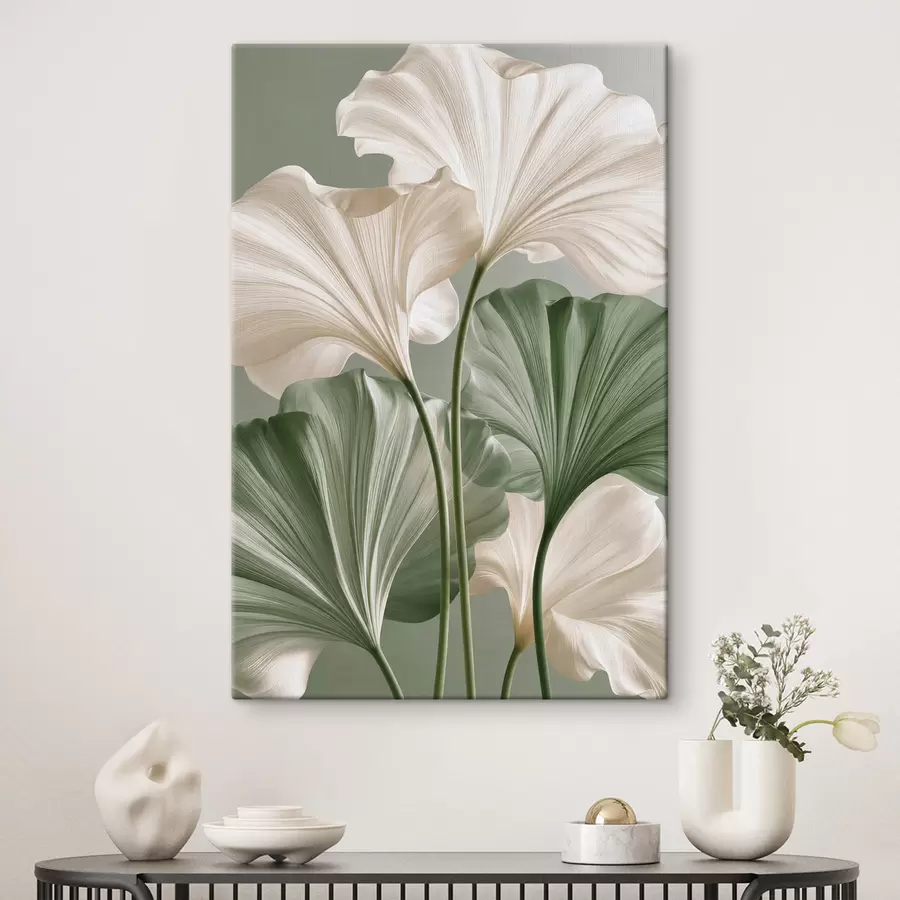 murales de pared Hojas delicadas s50867