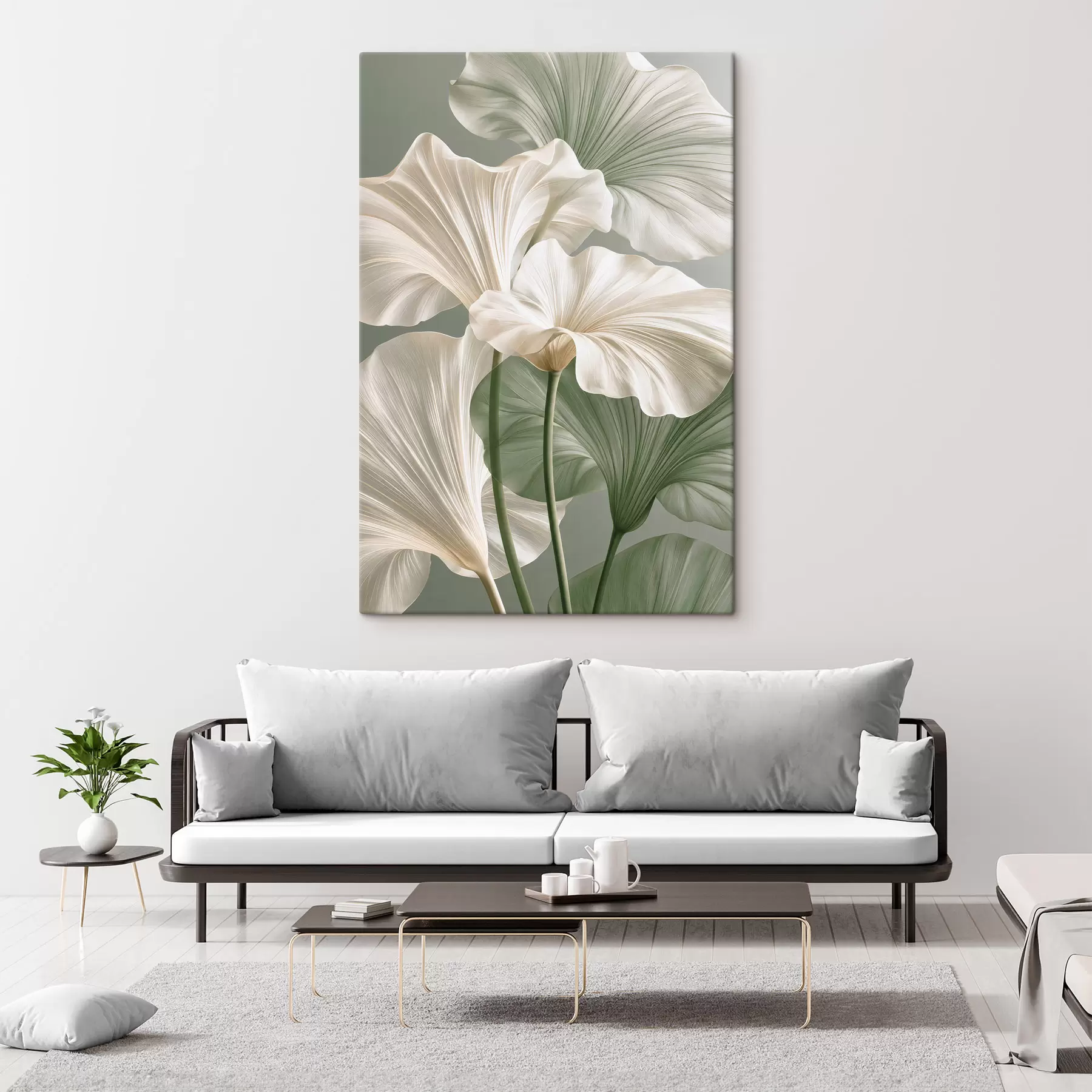 murales de pared Hojas delicadas s50868
