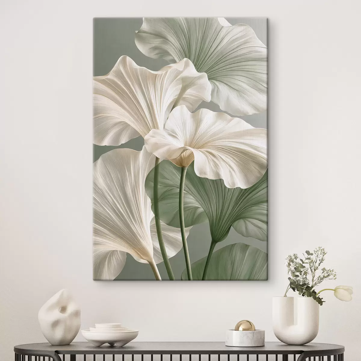 murales de pared Hojas delicadas s50868