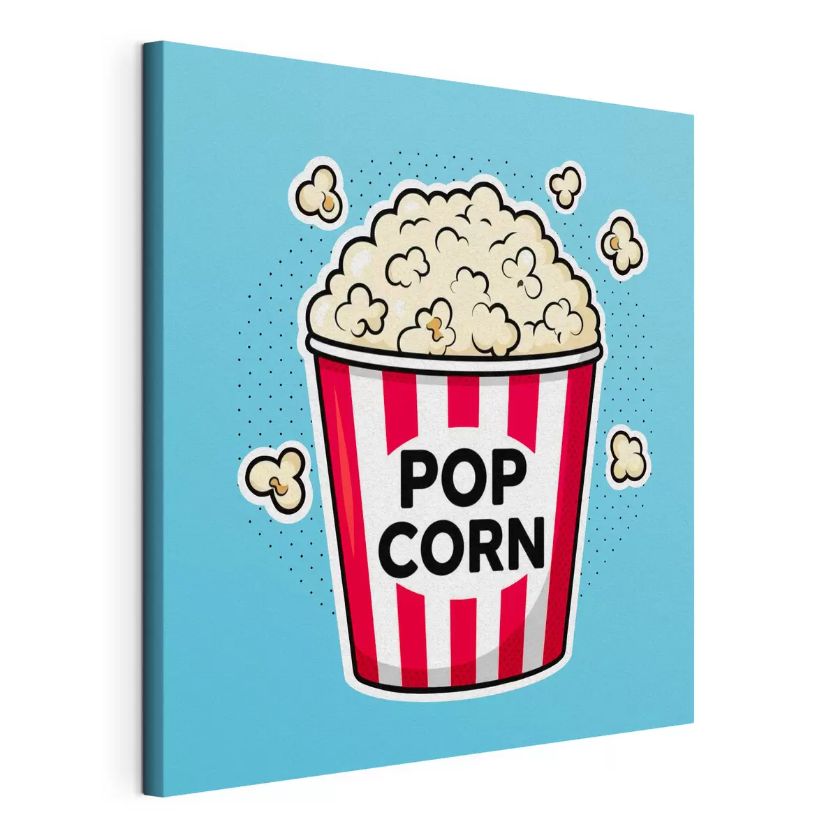 murales de pared La hora de la merienda con unas deliciosas palomitas s50791