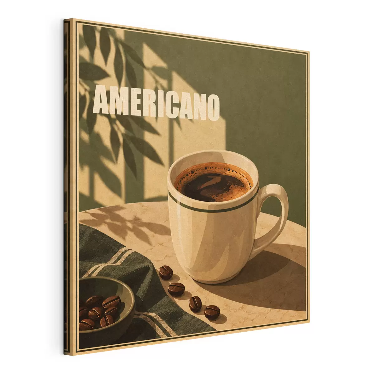 murales de pared Una taza caliente de felicidad matutina s50872