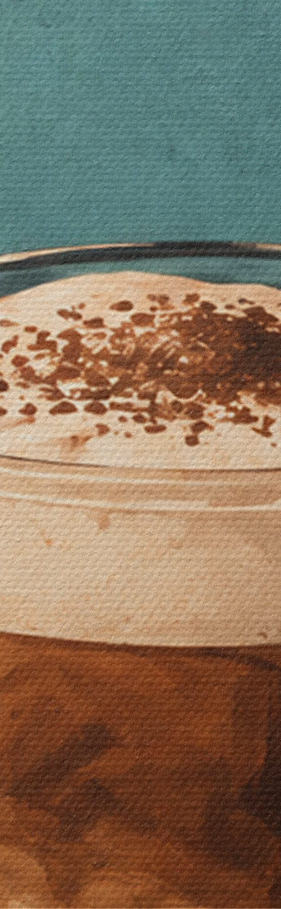 murales de pared Un delicioso macchiato en un día soleado s50875
