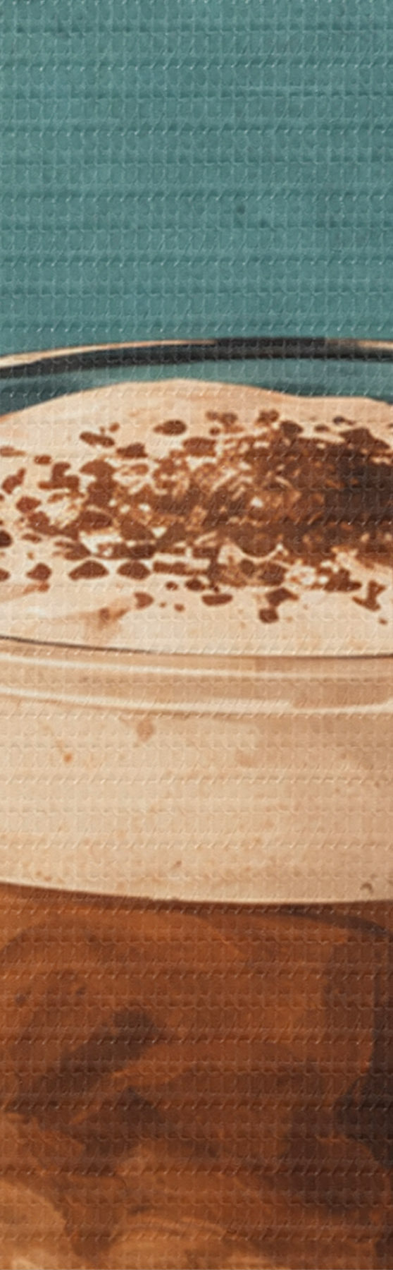 murales de pared Un delicioso macchiato en un día soleado s50875