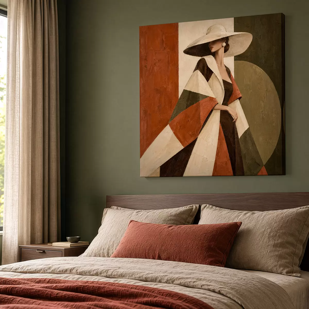 murales de pared Moda elegante con colores llamativos s50879