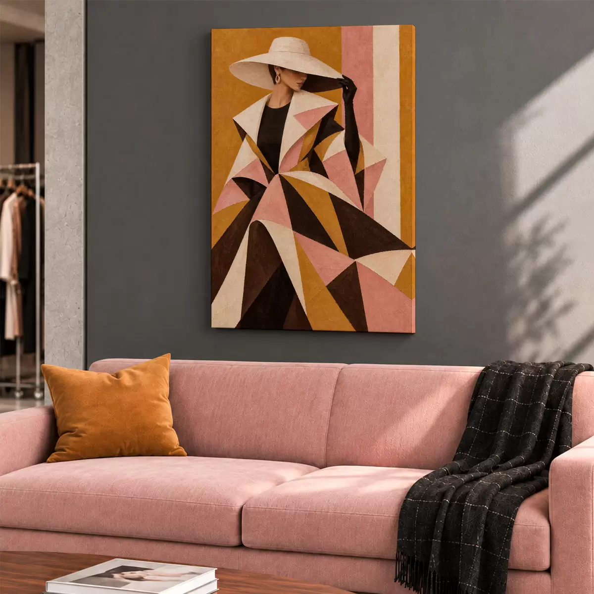 murales de pared Elegancia chic con diseño geométrico s50882