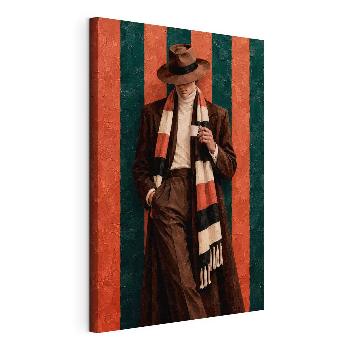murales de pared Elegancia con estilo en un entorno lleno de vida s50884