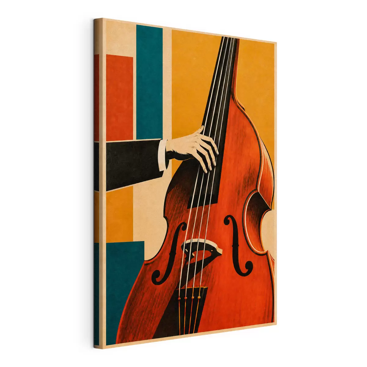 murales de pared Una mano elegante tocando un instrumento musical s50926