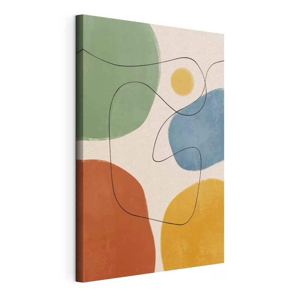 murales de pared Formas abstractas en colores relajantes s50736