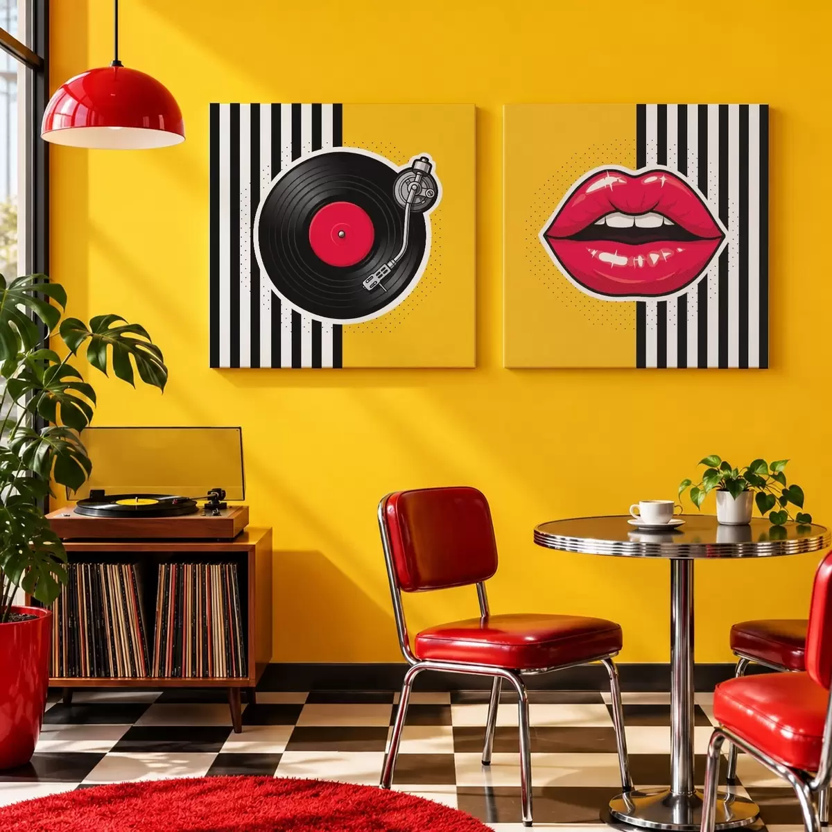 murales de pared Ritmo de vinilo m31075