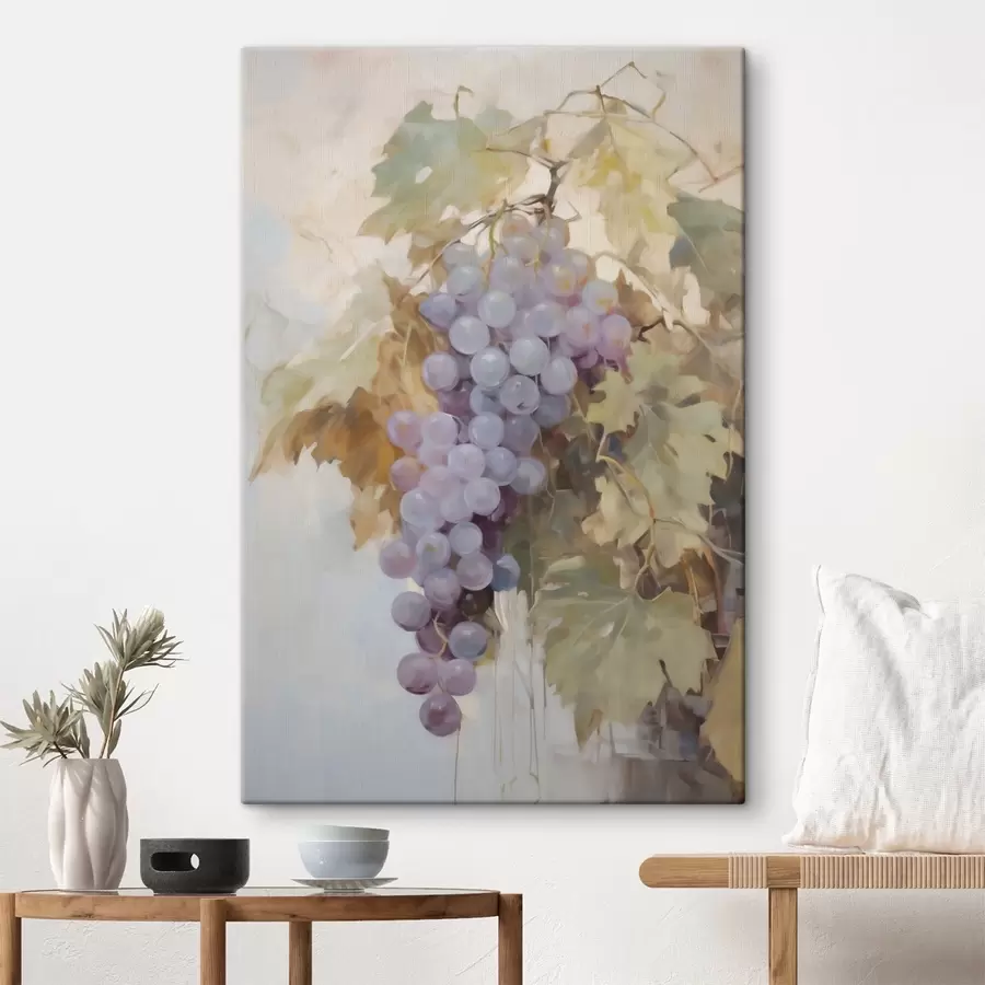 murales de pared Uvas, imitación de un cuadro s51124