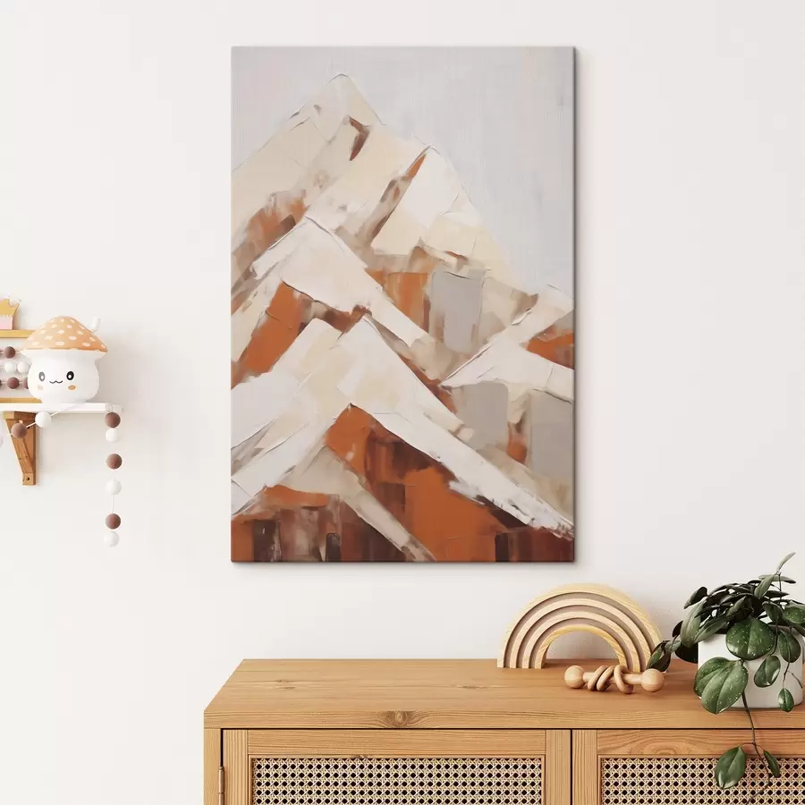murales de pared Montañas, imitación de un cuadro s51125