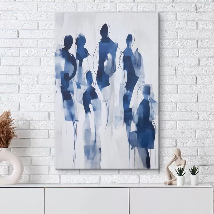 murales de pared Siluetas, imitación de la pintura s51132