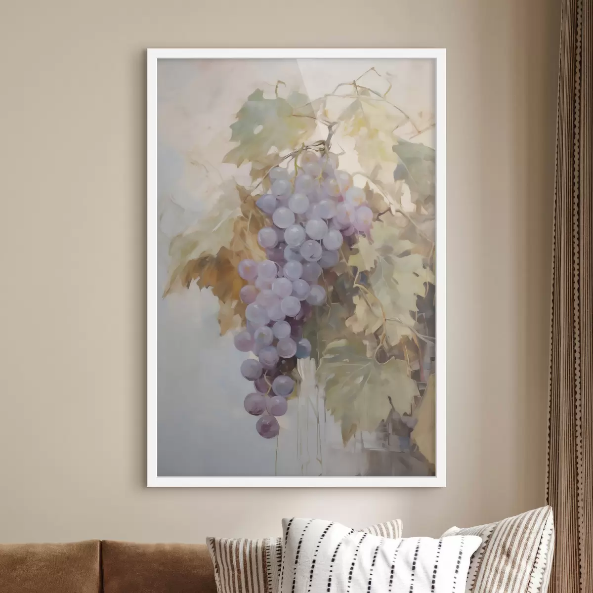 Poster Uvas, imitación de un cuadro f51124