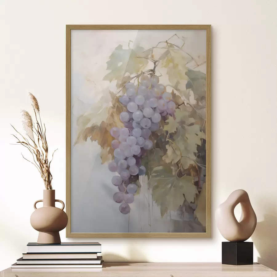 murales de pared Uvas, imitación de un cuadro f51124