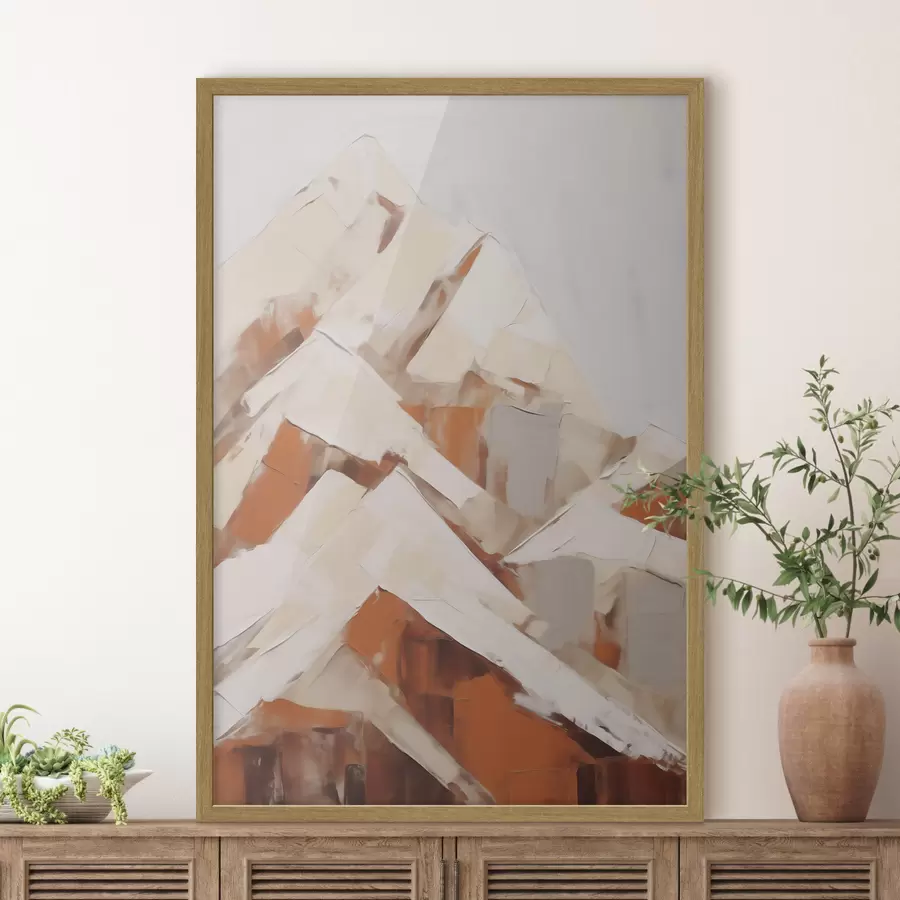 murales de pared Montañas, imitación de un cuadro f51125