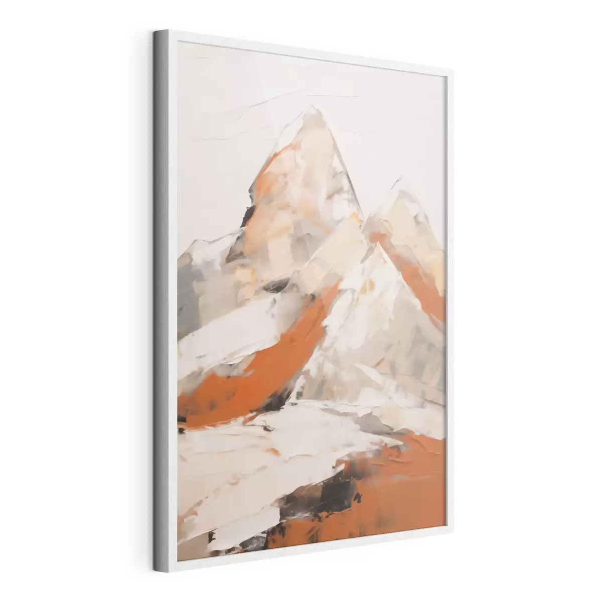 Poster Montañas abstractas, imitación de un cuadro f51126