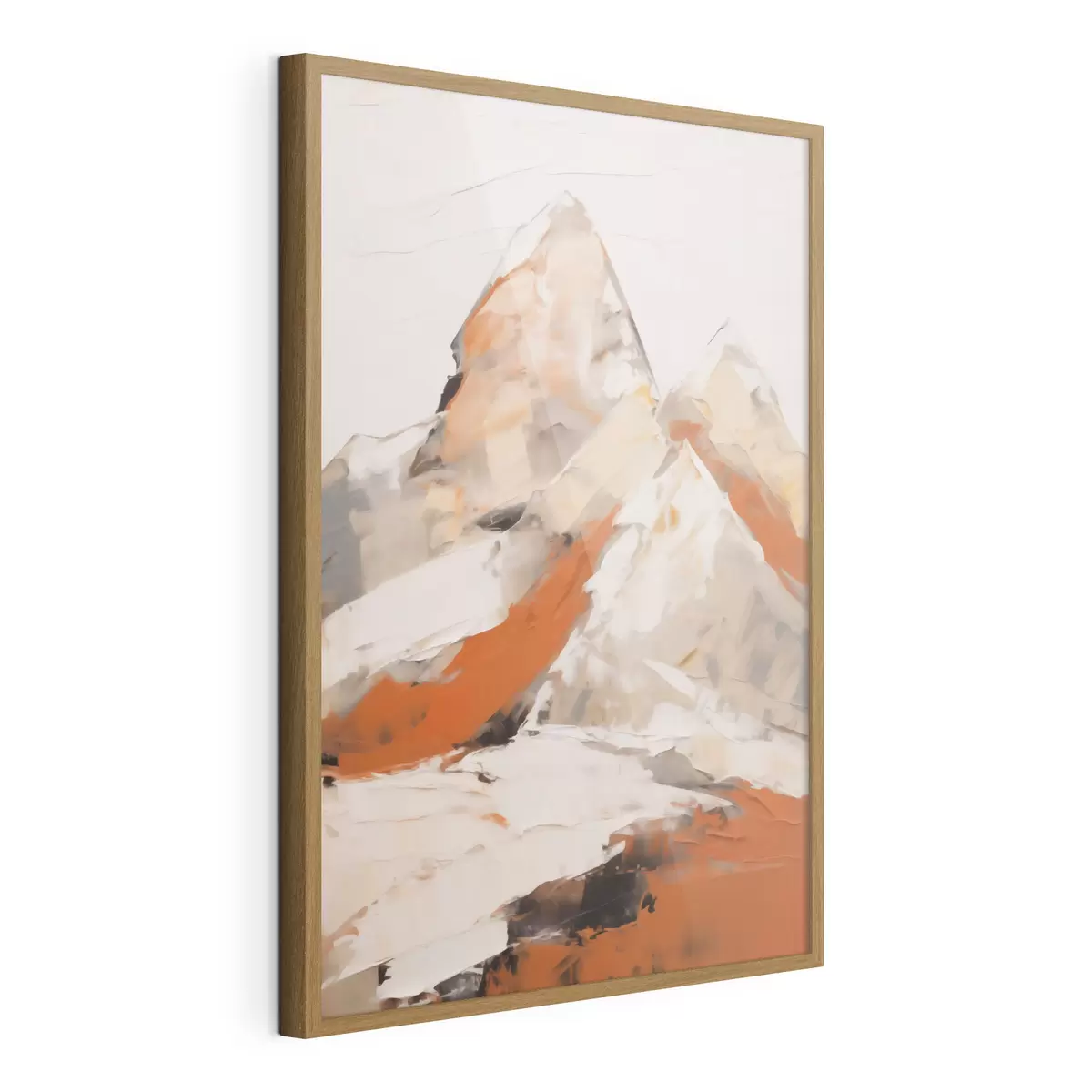 Poster Montañas abstractas, imitación de un cuadro f51126