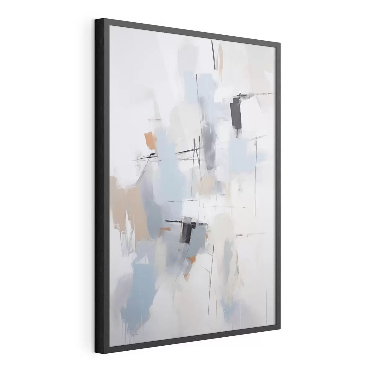 Poster Abstracción caótica, imitación de la pintura f51128