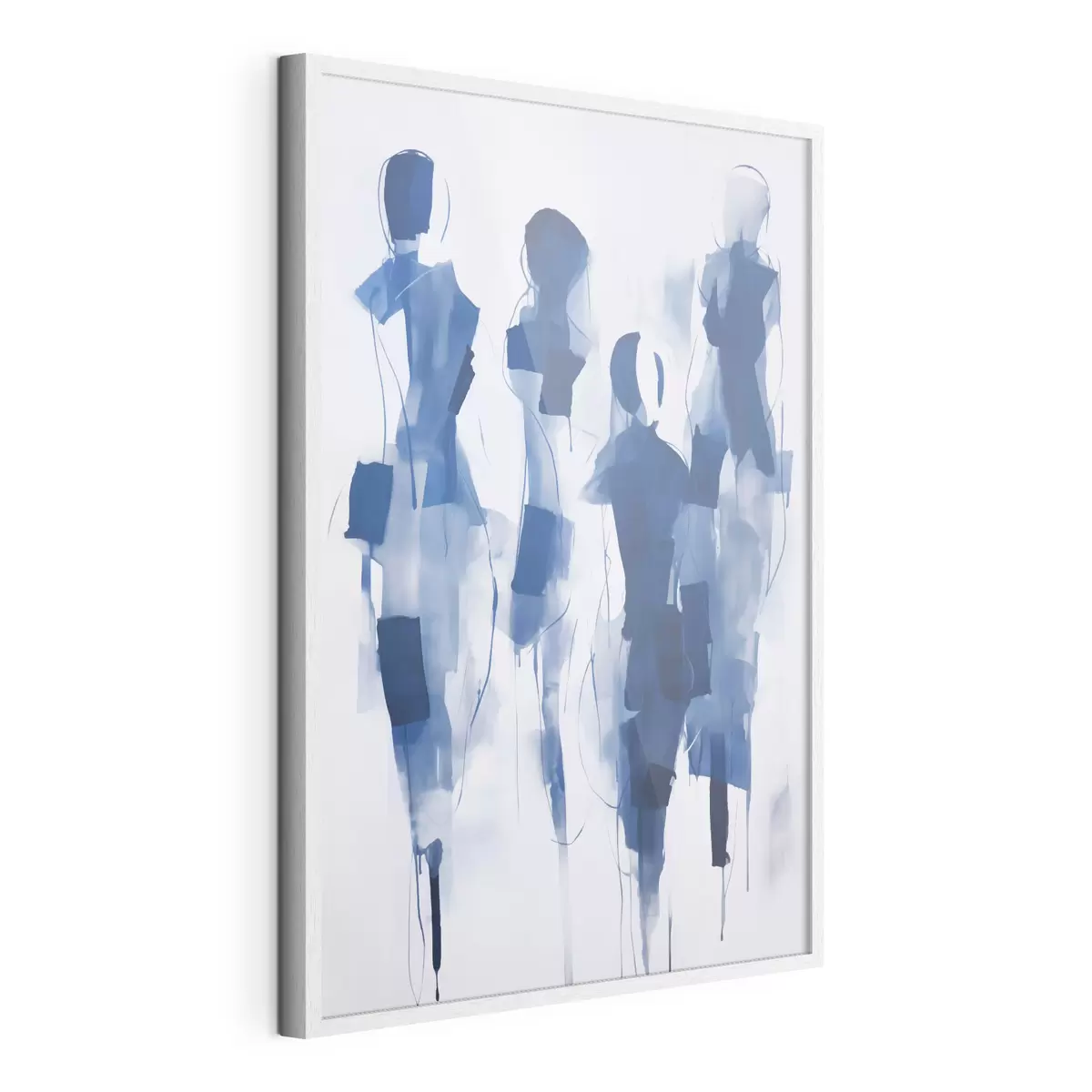 Poster Siluetas abstractas, imitación de la pintura f51131
