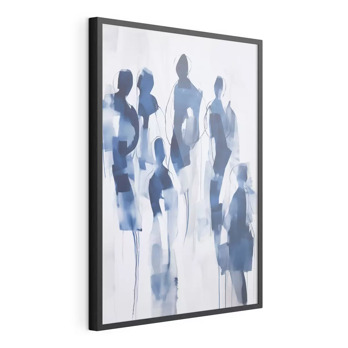 Poster Siluetas, imitación de la pintura f51132