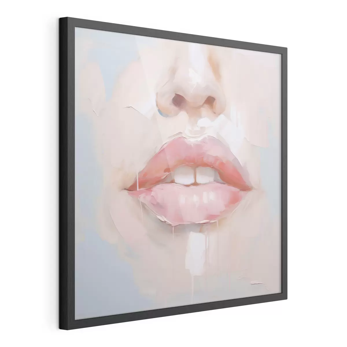Poster Labios, imitación de un cuadro f51138