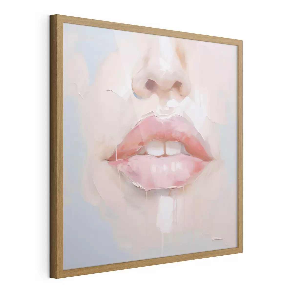 Poster Labios, imitación de un cuadro f51138