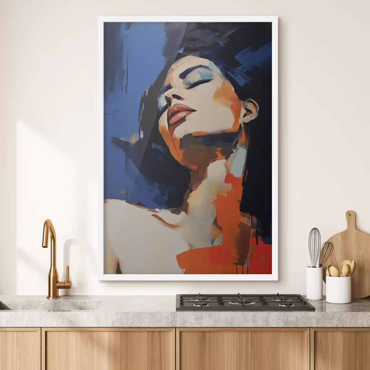Poster Niña durmiendo, imitación de un cuadro f51139